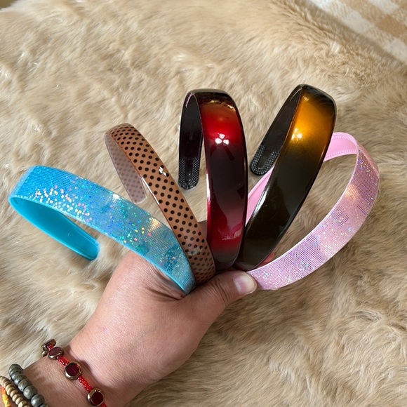 Other - Headbands plastic set of 5